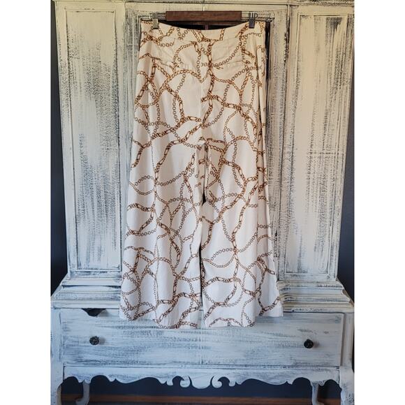 Anthropologie Maeve Printed Palazzo Pants - New Size 8 - Picture 6 of 6